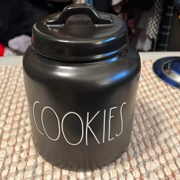 Rae Dunn Kitchen Rae Dunn Black Cookie Jar Poshmark
